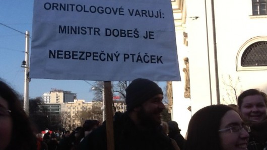 Protest brněnských studentů