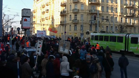 Pochod brněnských studentů