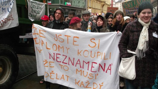 Transparent brněnských studentů